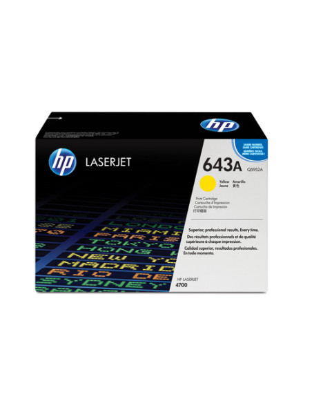 HP Cartuccia Toner originale giallo LaserJet 643A