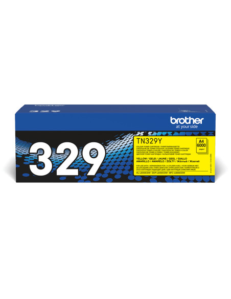 Brother TN-329Y cartuccia toner 1 pz Originale Giallo