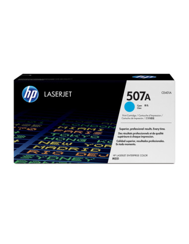 HP Cartuccia Toner originale ciano LaserJet 507A
