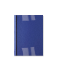 GBC Copertine rilegatura termica LeatherGrain 3mm blu royal(100)