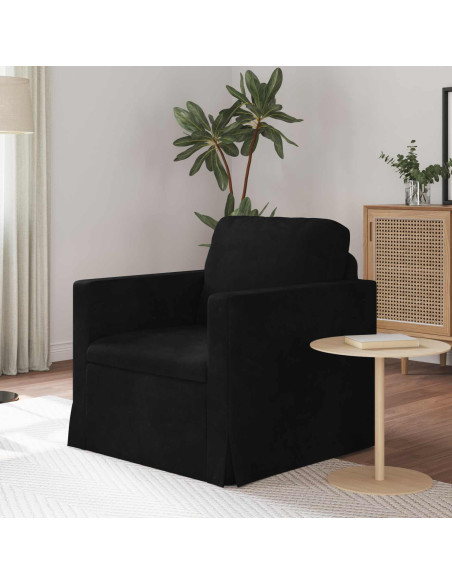 Divano Nero Dimensioni complessive: 78 x 78 x 80 cm (L x P x A)