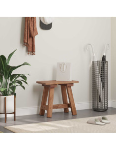 panchina Naturale 50,5 x 25 x 47,5 cm Legno massello di mogano