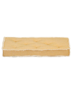 Cuscino per Divano in Pallet Giallo 73x40x7 cm