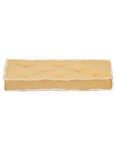 Cuscino per Divano in Pallet Giallo 73x40x7 cm