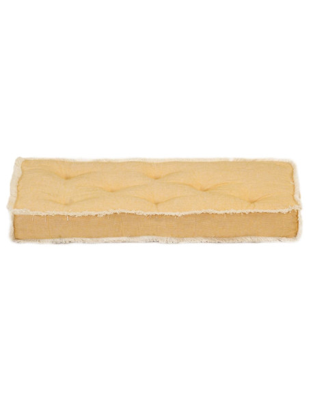 Cuscino per Divano in Pallet Giallo 73x40x7 cm