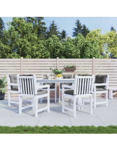 Cuscini per Sedia da Giardino 6 pz Grigi 100x50x7 cm in Tessuto