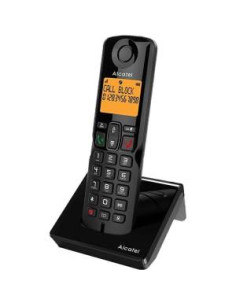 Telefono Cordless Alcatel S280 Solo Black