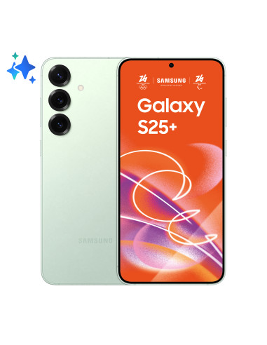 Samsung Galaxy S25+ Smartphone AI, Display 6.7'' QHD+ Dynamic AMOLED 2X, Fotocamera 50MP, RAM 12GB, 512GB, 4.900 mAh, Mint