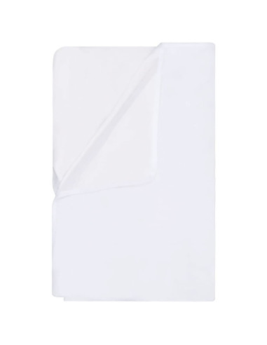 Coprimaterasso Impermeabili 2 pz in Cotone 140x200 cm Bianchi
