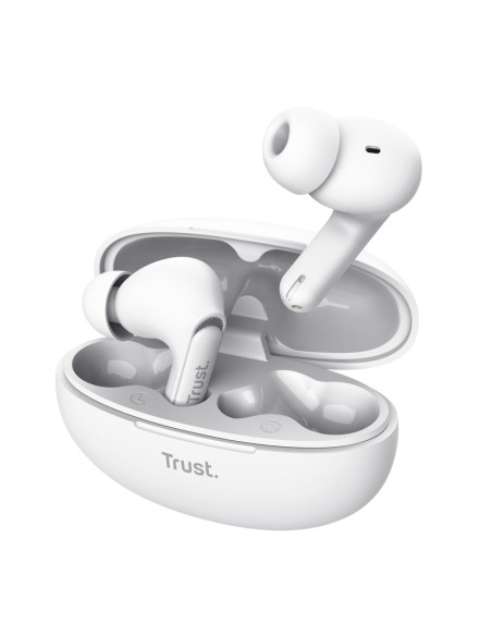 Trust Yavi Auricolare True Wireless Stereo (TWS) In-ear Musica e Chiamate USB tipo-C Bluetooth Bianco