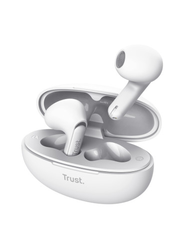 Trust Yavi Auricolare True Wireless Stereo (TWS) In-ear Musica e Chiamate USB tipo-C Bluetooth Bianco