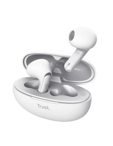 Trust Yavi Auricolare True Wireless Stereo (TWS) In-ear Musica e Chiamate USB tipo-C Bluetooth Bianco