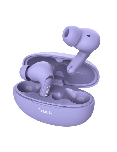 Trust Yavi Auricolare True Wireless Stereo (TWS) In-ear Musica e Chiamate USB tipo-C Bluetooth Viola