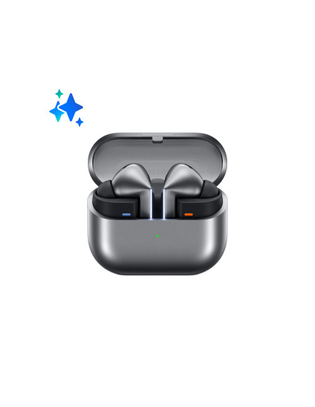 Samsung Galaxy Buds3 Pro Auricolari AI in-ear True Wireless, Speaker a 2 vie, Audio Hi-Fi, Impermeabilità IP57, Silver
