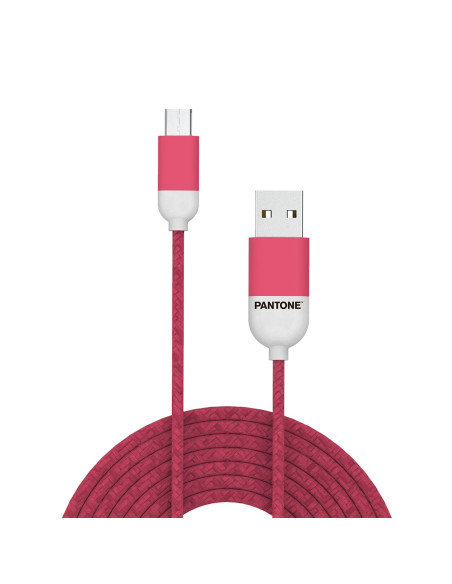 Celly PT-MC001-5P cavo USB USB 2.0 1,5 m Micro-USB A USB A Rosa