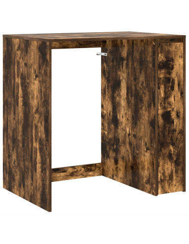 Mobiletto per lavatrice con porta Rovere fumé 87 x 60 x 89 cm