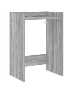 Mobiletto per lavatrice Grigio Sonoma 67,5 x 48 x 97 cm