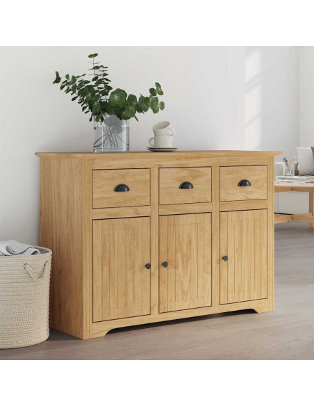 Credenza con cassetto BODO Marrone miele 115,5 x 44 x 80 cm