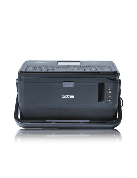 Brother PT-D800W stampante per etichette (CD) Trasferimento termico 360 x 360 DPI 60 mm/s Con cavo e senza cavo TZe Wi-Fi QWERTY