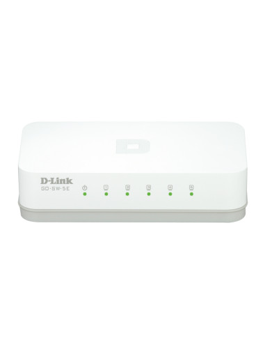 D-Link GO-SW-5E/E switch di rete Non gestito Fast Ethernet (10/100) Bianco
