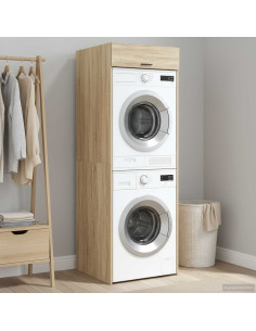 Mobiletto per lavatrice con porta Sonoma 67,5 x 68 x 200 cm