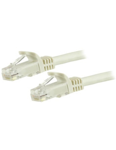 StarTech.com Cavo patch CAT6 1,5 m - Filo di rame al 100% - Connettore antistrappo - Bianco