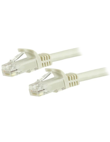 StarTech.com Cavo patch CAT6 1,5 m - Filo di rame al 100% - Connettore antistrappo - Bianco