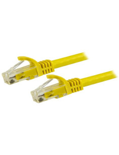 StarTech.com Cavo patch CAT6 1,5 m - Filo di rame al 100% - Connettore antistrappo - Giallo