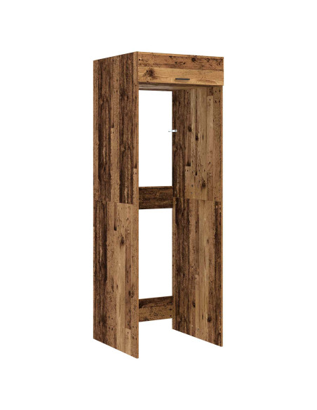 Mobiletto per lavatrice Legno vecchio 67,5 x 68 x 200 cm