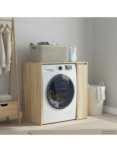 Mobiletto per lavatrice con porta Sonoma 87 x 60 x 89 cm
