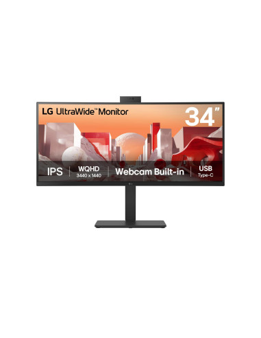 LG 34BA85QE-B Monitor PC 86,4 cm (34") 3440 x 1440 Pixel Wide Quad HD LCD Nero