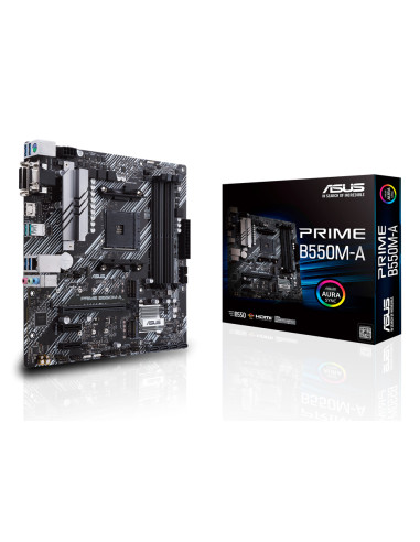 ASUS PRIME B550M-A AMD B550 Socket AM4 micro ATX