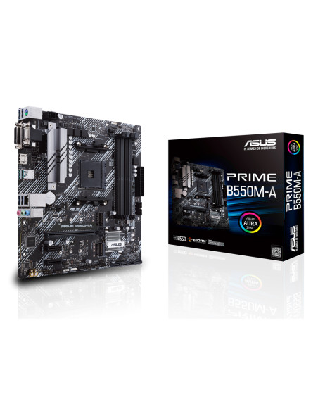 ASUS PRIME B550M-A AMD B550 Socket AM4 micro ATX
