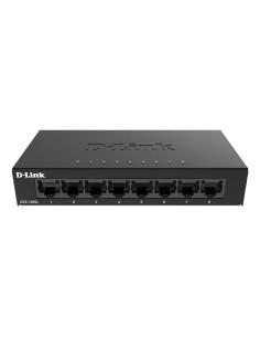 D-Link DGS-108GL Non gestito Gigabit Ethernet (10/100/1000) Nero