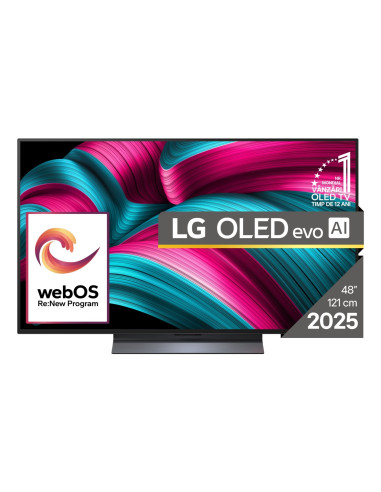 LG OLED evo AI OLED48C51LA TV 121,9 cm (48") 4K Ultra HD Smart TV Wi-Fi Nero