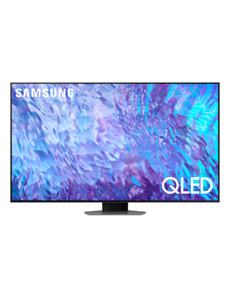 Samsung Series 8 TV QE98Q80CATXZT QLED 4K, Smart TV 98" Processore Neural Quantum 4K, SuperSlim Design, Carbon Silver 2023