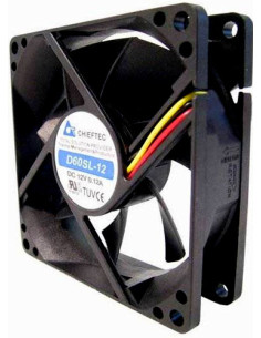 Chieftec AF-0625S sistema di raffreddamento per computer Case per computer Ventilatore Nero