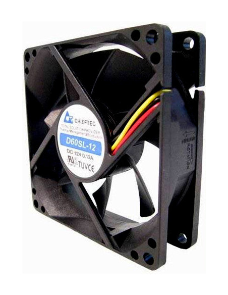 Chieftec AF-0625S sistema di raffreddamento per computer Case per computer Ventilatore Nero