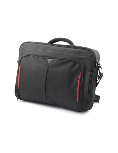 DELL Classic+ 45,7 cm (18") Valigetta ventiquattrore Nero, Rosso