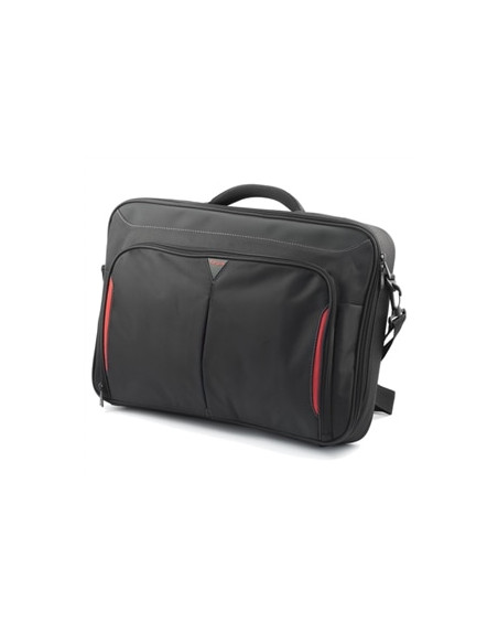 DELL Classic+ 45,7 cm (18") Valigetta ventiquattrore Nero, Rosso