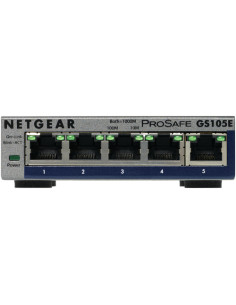 NETGEAR GS105E-200PES switch di rete Gestito L2/L3 Gigabit Ethernet (10/100/1000) Grigio