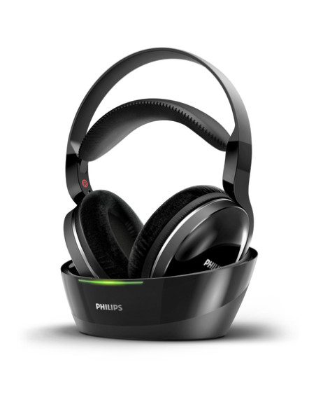 Philips SHD8850/12 cuffia e auricolare Cuffie Wireless A Padiglione MUSICA Nero