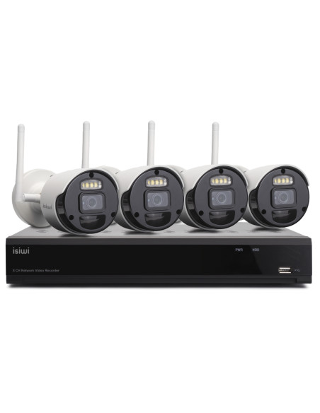 Isiwi Connect S4 Sferico Telecamera di sicurezza IP Interno e esterno Soffitto/muro