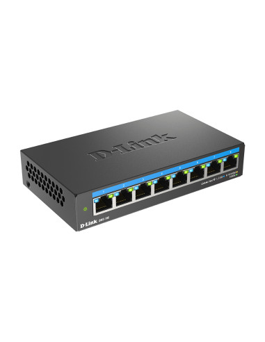 D-Link DMS-108 Non gestito L2 2.5G Ethernet (100/1000/2500) Nero