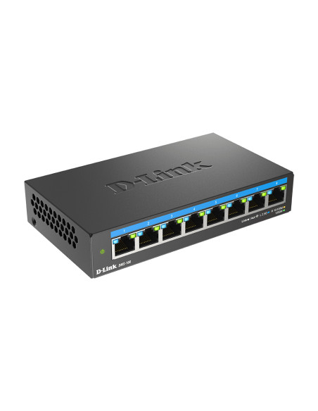 D-Link DMS-108 Non gestito L2 2.5G Ethernet (100/1000/2500) Nero