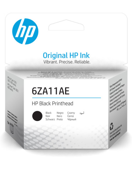 HP Testina di stampa originale 6ZA11AE, nero