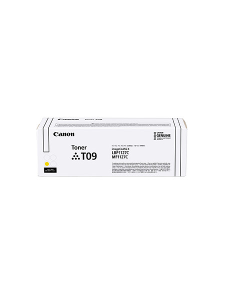 Canon TONER T09 Y cartuccia toner 1 pz Originale Giallo