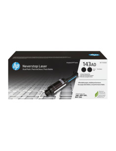 HP Kit ricarica toner nero originale Neverstop 143AD, dual-pack