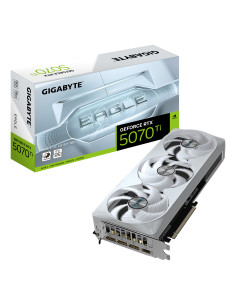 GIGABYTE GeForce RTX 5070 Ti EAGLE OC ICE SFF 16G Scheda Grafica - 16GB GDDR7, 256 bit, PCI-E 5.0, 2542 MHz Core Clock, 3 x DP 2
