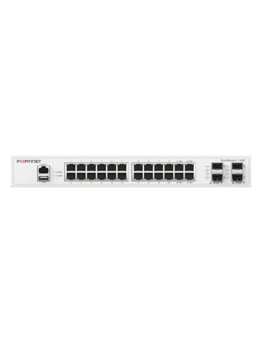 FORTISWITCH-124F FORTISWITCH-124F SWITCH CON 24 P. GE + 4 P. SFP+  + 1 P. CONSOLE RJ45